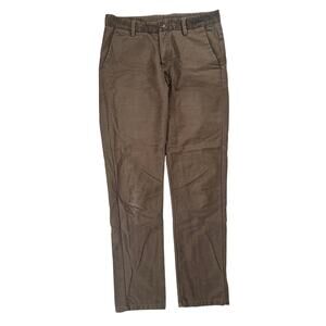 Tedelon 30x31 Chino Khaki Brown Dress Pants Men's Pocketed